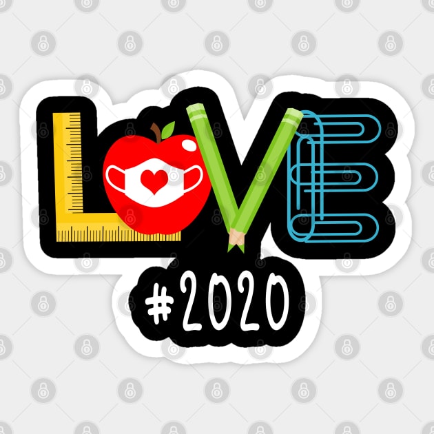 Back to School 2020 Love Quarantine Gift Sticker by JPDesigns